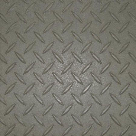 DIAMOND DECK Diamond Deck 85722 7.5 x 22 ft. Pewter Textured Large Car Mat 85722